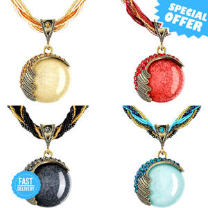 BRAND NEW Bonuci Bohemian Necklace - Turquoise Beaded Statement Piece